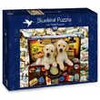 Puzzle Bluebird - Deux chiots de voyage, 1000 pièces