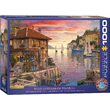 Puzzle Eurographics - Dominic Davison : Port Méditerranéen, 1000 pièces