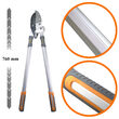 Cesoia per rami, tipo a incudine, Teflon, acciaio giapponese SK5, 76 cm, Esclusiva Richmann