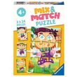 Puzzle 3x24 piese Ravensburger - Mix&Match Haine Colorate