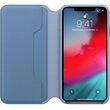 Original iPhone XS Max Apple Leder Folio Cornflower Hülle