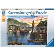 Puzzle Ravensburger - Sonnenaufgang am Hafen, 500 Teile