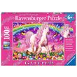 Puzzle Ravensburger - Le rêve d'un cheval, 100 pièces, brillant