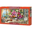 Puzzle Castorland - Sommerblumen und eine Tasse Tee, 4000 Teile