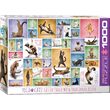 Puzzle Eurographics - Gatti Yoga, 1000 pezzi