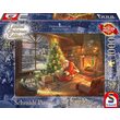 Puzzle Schmidt - Thomas Kinkade: Santa Claus Is Here!, Limitierte Auflage, 1000 Teile