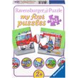 Puzzel Ravensburger - Gemotoriseerde voertuigen, 9x2 stukjes