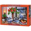 Puzzle Castorland - Natura morta con tulipani, 1500 pezzi