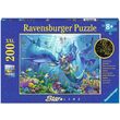 Ravensburger phosphoreszierendes Puzzle - Leuchtendes Unterwasserparadies, 200 Teile