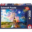 Puzzle Schmidt - Paris, Jour Et Nuit, 2000 pièces