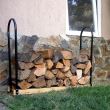 Supporto porta legna per caminetto/stufa, 114x90x31 cm