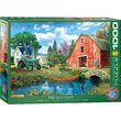 Puzzle Eurographics - Dominic Davison : La Grange Rouge par DominicDavison, 1000 pièces