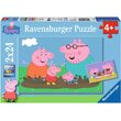 Puzzle Ravensburger - Peppa Pig, 2x24 Teile