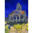 Puzzle 1000 piese Enjoy - Vincent Van Gogh: The Church in Auvers-sur-Oise