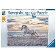 Puzzle Ravensburger - Cal Pe Plaja, 500 piese