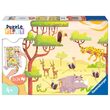 Puzzle 2x24 Teile Ravensburger - Safaritiere