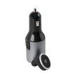 Xenic Black Bluetooth-Headset (mit Dual-USB-Autoladegerät max. 2,1 A und Magnetsteckplatz für