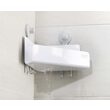 Corner support with mirror for the White Shower Cabin - Joseph&amp;Joseph