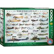 Puzzle Eurographics - Flugzeuge des 1. Weltkriegs, 1000 Teile