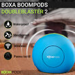 Boompods Doubleblaster 2 Schwarzer Lautsprecher (kabellos, Touchpanel, kraftvoller Bass, Mikrofon)