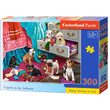 Puzzle Castorland - Welpen im Garten, 300 Teile
