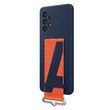 Original Samsung Galaxy A53 5G Silicone Cover with Strap Navy