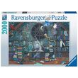 Puzzle 2000 Teile Ravensburger - Büro mit Büchern