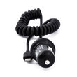 Chargeur voiture iPhone 6 / 6 Plus/ 5S / Nouvel iPad MFI Lightning Swiss Charger 2.4A (câble torsadé)