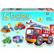 Puzzle Educa - Motoren, 3/3/4/4/5 Teile