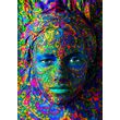 Puzzle 1000 Teile Enjoy – Frau mit farbigem Kunst-Make-up