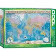 Puzzle Eurographics - Weltkarte, 1000 Teile