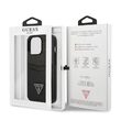 Custodia Guess Saffiano Doppia Scheda per iPhone 13 Pro Nera