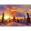 Puzzle 1000 piese Enjoy - Charles Bridge at Sunset, Prague