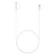 Originele Kabel USB naar Type-c & MicroUSB Samsung Combo Wit