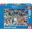 Puzzle Schmidt - Renato Casaro: Hollywood, 1000 pezzi