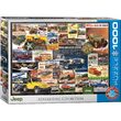 Puzzle Eurographics - Affiches Vintage Jeep, 1000 pièces