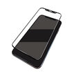 Folie iPhone 11 Pro / XS / X Eiger Glass 3D Edge to Edge Clear Black (0,33 mm, 9H, perfekte Passform, gebogen