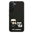 Funda Samsung Galaxy S22 Plus Karl Lagerfeld Silicona Karl & Choupette Negra