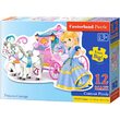 Castorland Maxipuzzel - Prinsessenkoets, 12 stukjes
