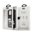 iPhone 13 Pro case Karl Lagerfeld Silicone Karl & Choupette Black