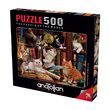 Anatolisches Puzzle - Katzen und Bücher, 500 Teile