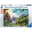 Puzzle Ravensburger - Reign of Dragons, 3000 Teile