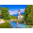 Puzzle 1000 piese Enjoy - Small Church in Ramsau, Germany