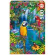 Puzzle Educa – Tropisches Paradies, 500 Teile, inklusive Puzzlekleber