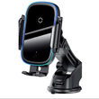 Baseus Auto Light Electric Support mit kabellosem Ladegerät Schwarz