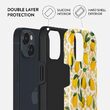 Coque iPhone 14 Burga double couche jus de citron