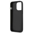 iPhone 13 Pro case Karl Lagerfeld Leather Ikonik Karl`s Head Metal Pink