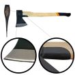 Ascia, coda di legno, con protezione, 1,25 kg, 13x70 cm, Richmann Exclusive