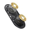 Incarcator Wireless Baseus Simple 2 in 1 Transparent Black