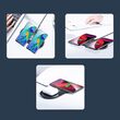 Incarcator Wireless Baseus Simple 2 in 1 Transparent Black